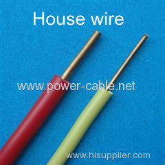 Superior PVC insulated electrical wire 450/750V home wire