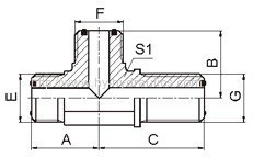 Metal ORFS Hydraulic Fittings1