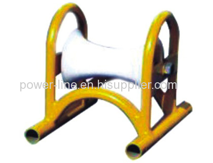 Steel Pipe Support Underground Cable Laying Rollers Block