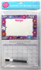blank calendar with message board