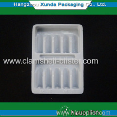 Plastic medication vial tray