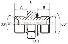 BSP male/ BSP male/ matric male captive seal adapters 1BM-WD