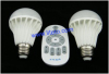 Color changing with wireless 2.4G Dimmable LED Bulb