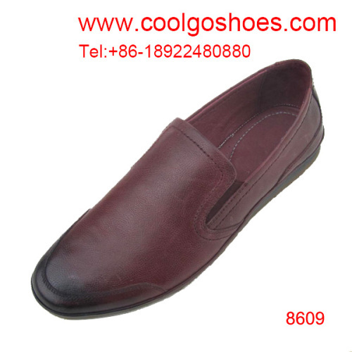 Comfortable and breathable men leather casual loafers