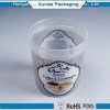 Plastic ice cream plastic containers with lid
