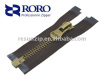 No.10 anti-brass close-end zipper