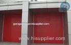 Insulated Red Industrial Sectional Door Finger Protection Panel