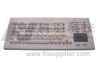 Wired Industrial Computer Keyboard With Touchpad , Extended Operation Temperature