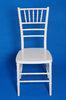 Modern White Resin Chiavari Ballroom Chair , BIFMA Dining Silla Tiffany