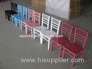 Colourful Indoor Wood Kids Chiavari Chair / Modern Children Tiffany For Restaurant