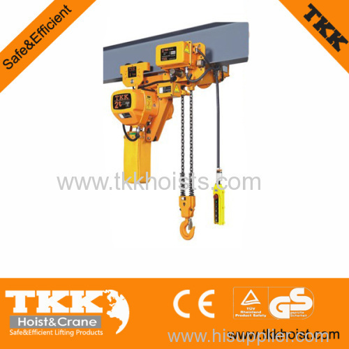 Low Headroom Electric Chain Hoist