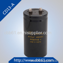 Screw terminal aluminum electrolytic capacitors 4700uf/450v