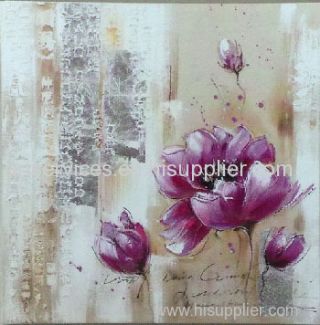 flower oil painting size 60x60cm