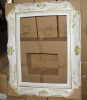 European painting frame white and golden