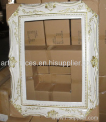 European painting frame white and golden