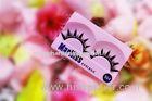 Non-toxic Synthetic Mink Diamond False Eyelashes , Long Knitting Handmade