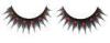 Synthetic Permanent Diamond Decorated False Eyelashes Long , Red