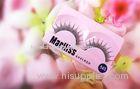 Reusable Long Glitter Fake Eyelashes For Christmas Party , Crazy False Eyelashes