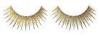Thick Yellow Glitter False Eyelashes For Festival , Fantasy False Eyelashes