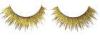 Professional Glitter Gold False Eyelashes For Christmas , Handmade False Eyelashes OEM