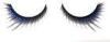 Long Thick Handmade Party False Eyelashes Colored With Diamond , Half False Lashes