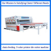 semi-auto chain feeding carton printing slotting machine/carton printer slotter machine