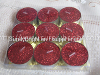 candle candles glitter tealight candle china candle suppliers candle factory colorful glitter(powder) tea light candle