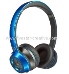 Monster NCredible NTune Candy V3 On-Ear HD Headphones Blue With Built-in Mic