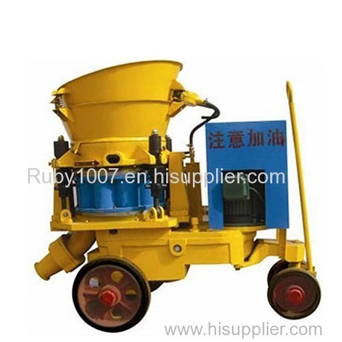 Explosion-proof shotcrete machine hot