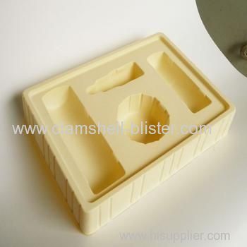 Plastic cavity packaging tray for cosmetic