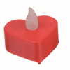 LED candle tea light with heart shape