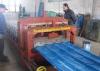 Roof Metal Glazed tile Roll Forming Machine 5.5kw OEM / ODM With PL Display
