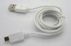 Mini to Micro 1.2m White Cell Phone USB Cables USB 2.0 / 1.1 Extension Cable For BlackBerry / Audio