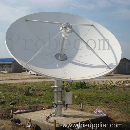 3.0 meter parabolic satellite dish antenna