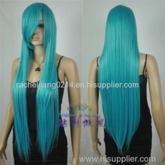 Cos-Play Green Fashion Wig beautiful women party wig human hair lace 100% quality