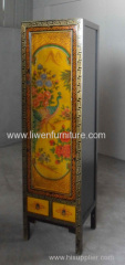 Antique Chinese painting cabinet