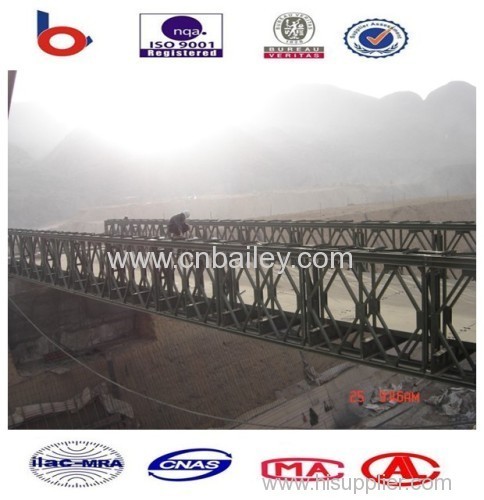 Temporary Bailey Steel bridge