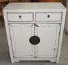 Antique chinese white cabinet