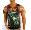 2014 100% cotton 3D T-shirt/Custom Printed