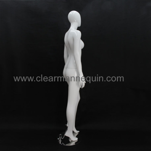 2014 Hot Sell white Female Fullbody Clear Mannequin   