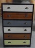 Antique reproduction chest 6 drawers
