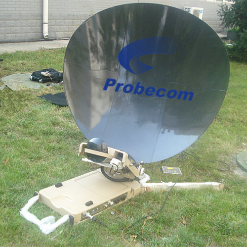 1.2 meter flyaway portable antennas for communication