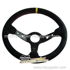 suede Drifting steering wheel