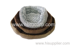 soft pet bed for dogs wholesale,luxury pet bed for dog made by taped short fleece