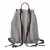 Summer Durable Ladies Canvas Backpack For Leisure Sport / Shopping Zipper Bags