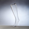 Fashion female transparent PC mannequin leg best prices