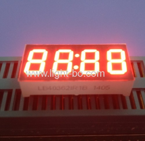 0.36inch common anode super bright green 4-digit 7-segment LED Display for Clock Indicator