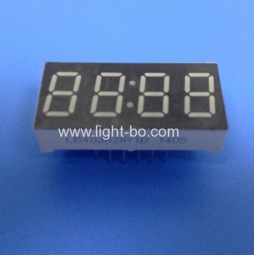 Super Red 0.36  (9.2mm) Anode 4-Digit 7-Segment LED Display for STB