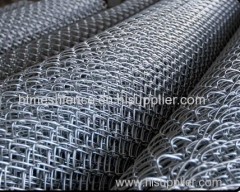 Medium carbon aluminium coated chain link fence