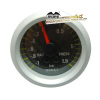 52mm carbon fiber black face turbo gauge meter